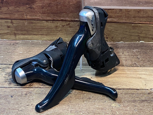 IL558 シマノ SHIMANO 105 ST-5800 STIレバー 左右セット ※左STIレバー亀裂あり