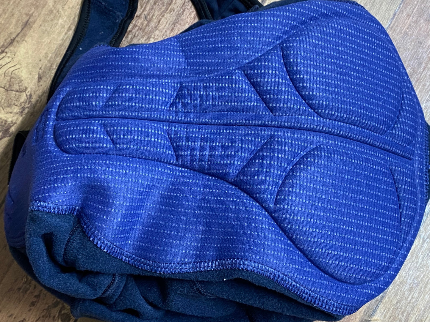 IU240 dhb ビブタイツ 紺 M 裏起毛