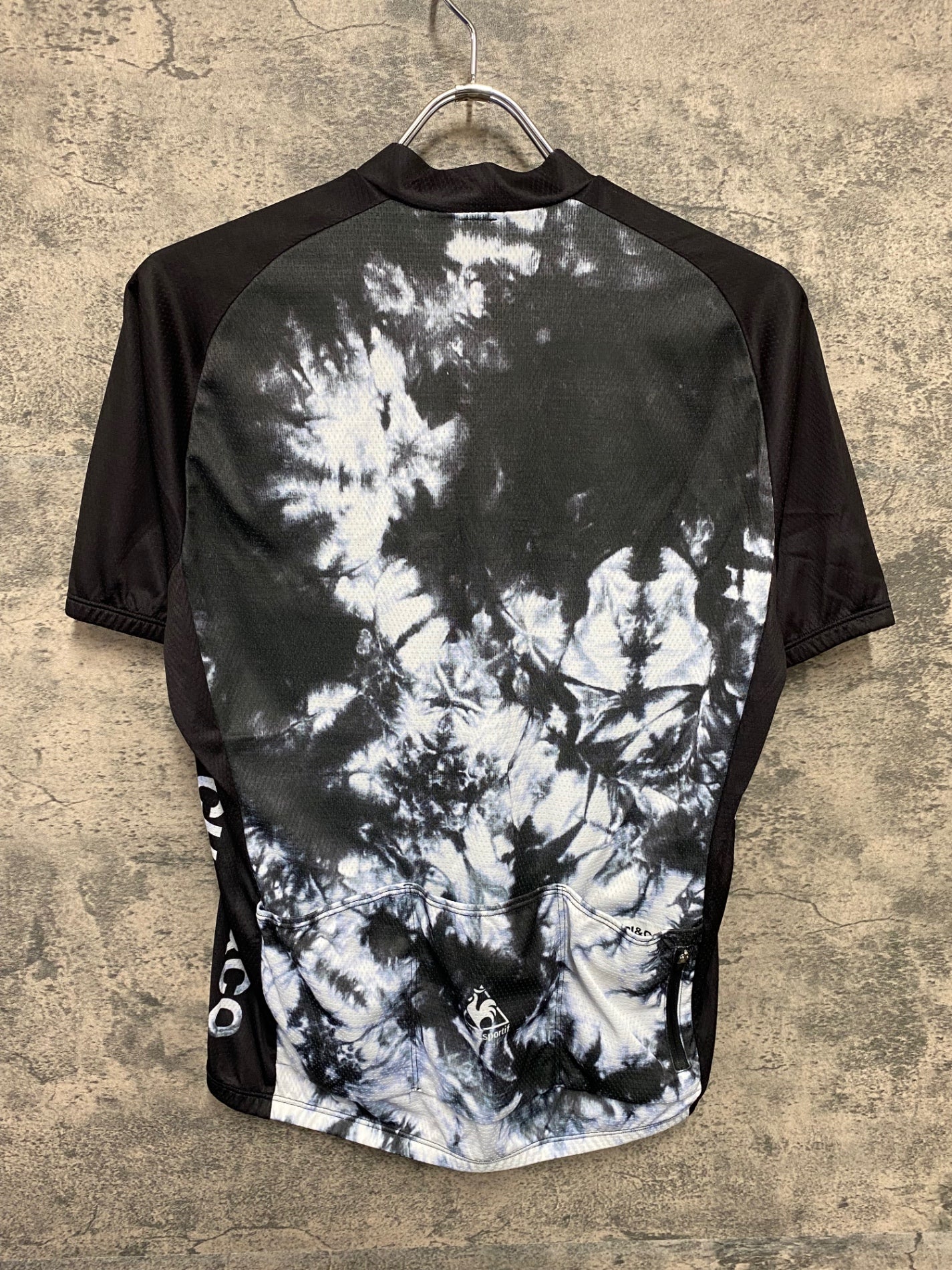 IY692 ルコックスポルティフ le coq sportif 半袖 サイクルジャージ 黒 L CHARI&CO