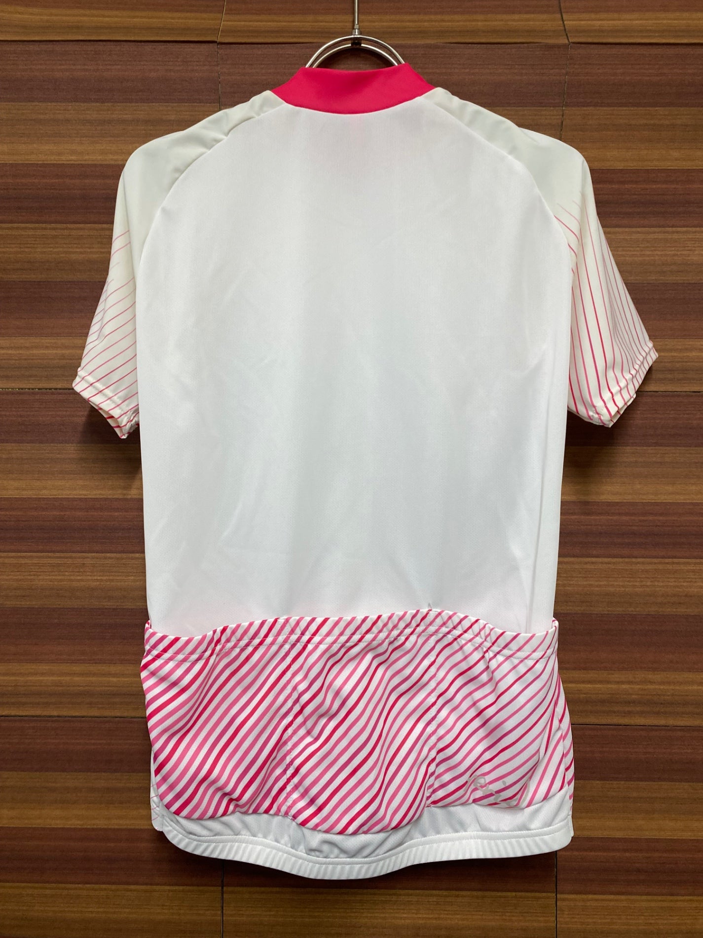 IQ241 レリック reric 半袖 サイクルジャージ 白 ピンク レディース M