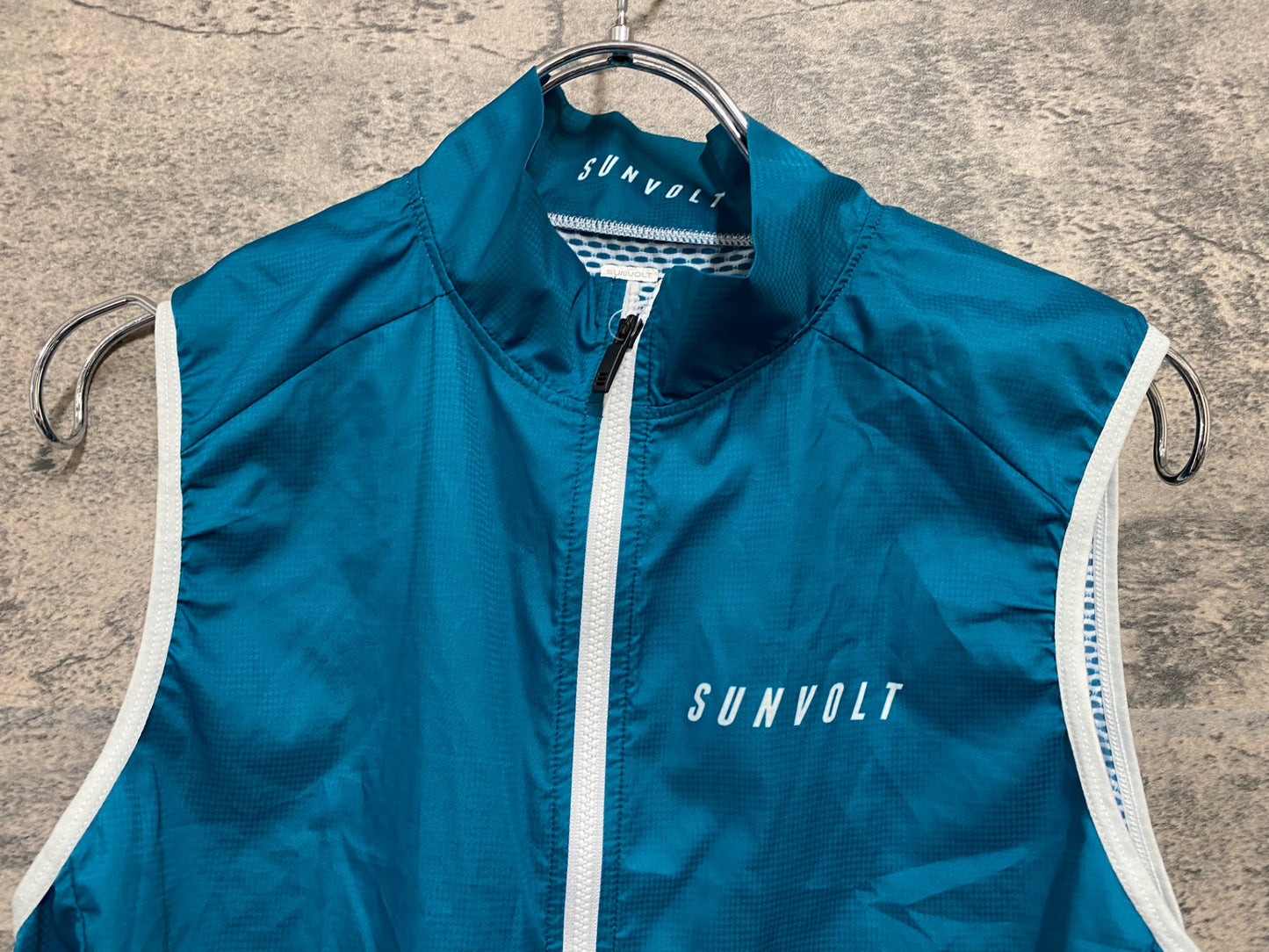 JC666 サンボルト SUNVOLT サイクルベスト ジレ ターコイズ L