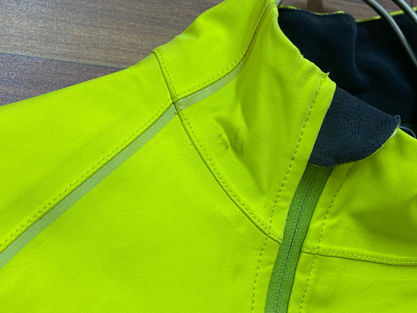 HT999 ラファ Rapha HARD SHELL JACKET 長袖 サイクルジャケット 黄 M ※汚れ、ジッパー破損