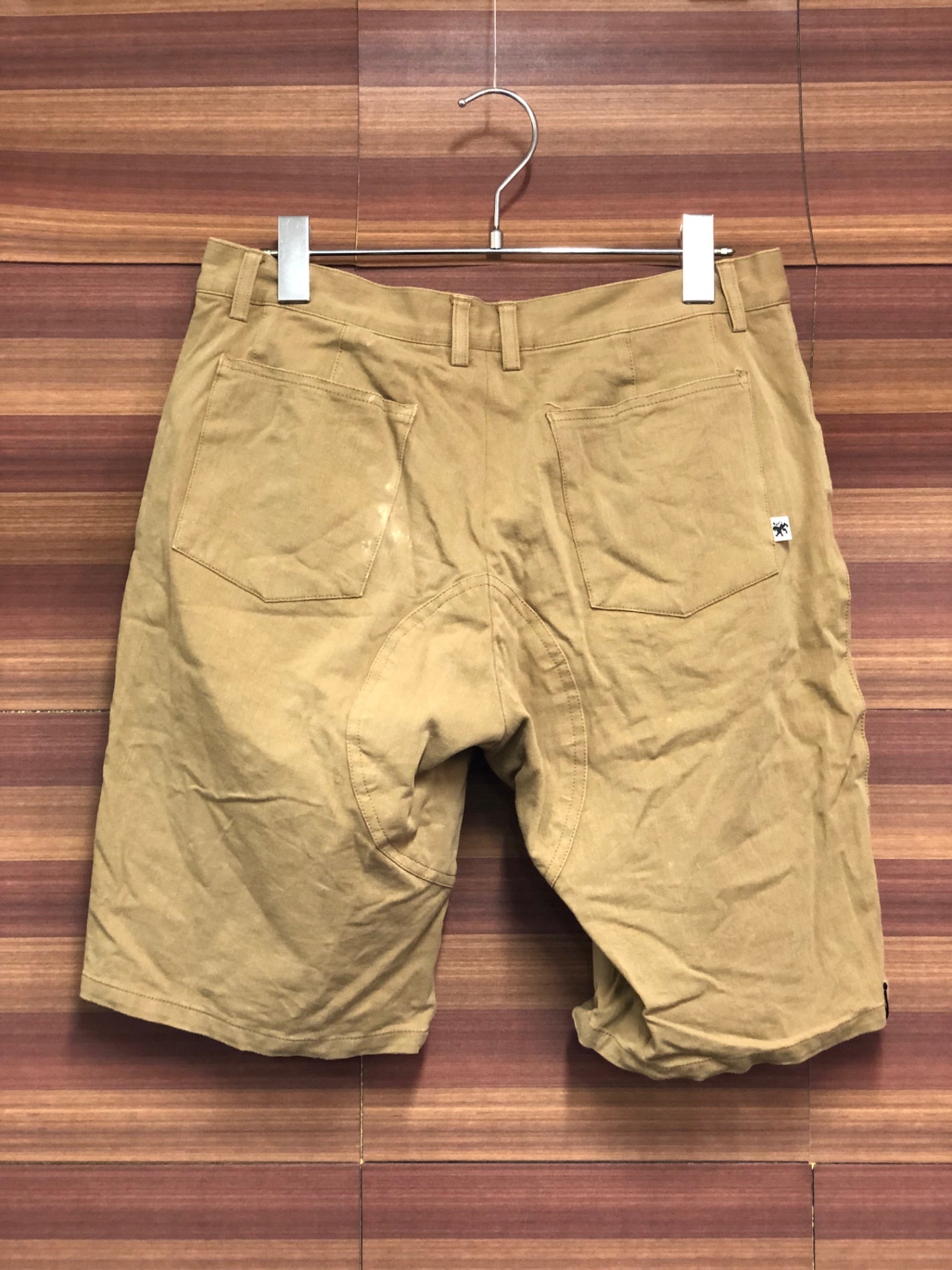 IQ835 カペルミュール KAPELMUUR サイクルパンツ 薄茶 L 膝丈