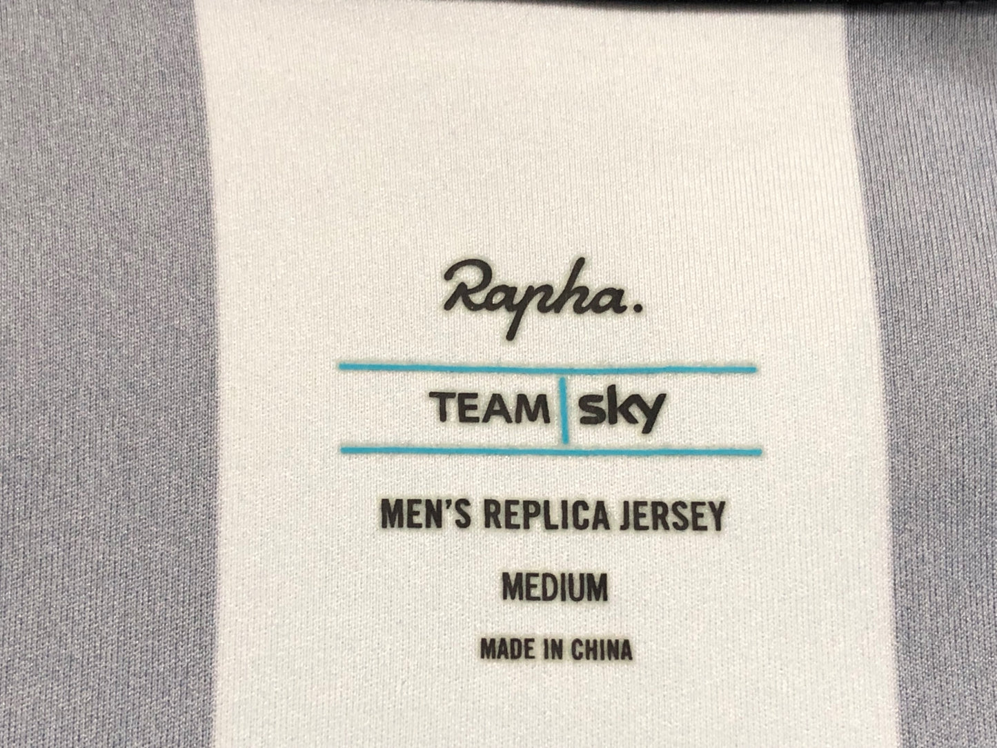 JC814 ラファ Rapha MEN'S REPLICA JERSEY 半袖 サイクルジャージ 黒 M TEAM sky