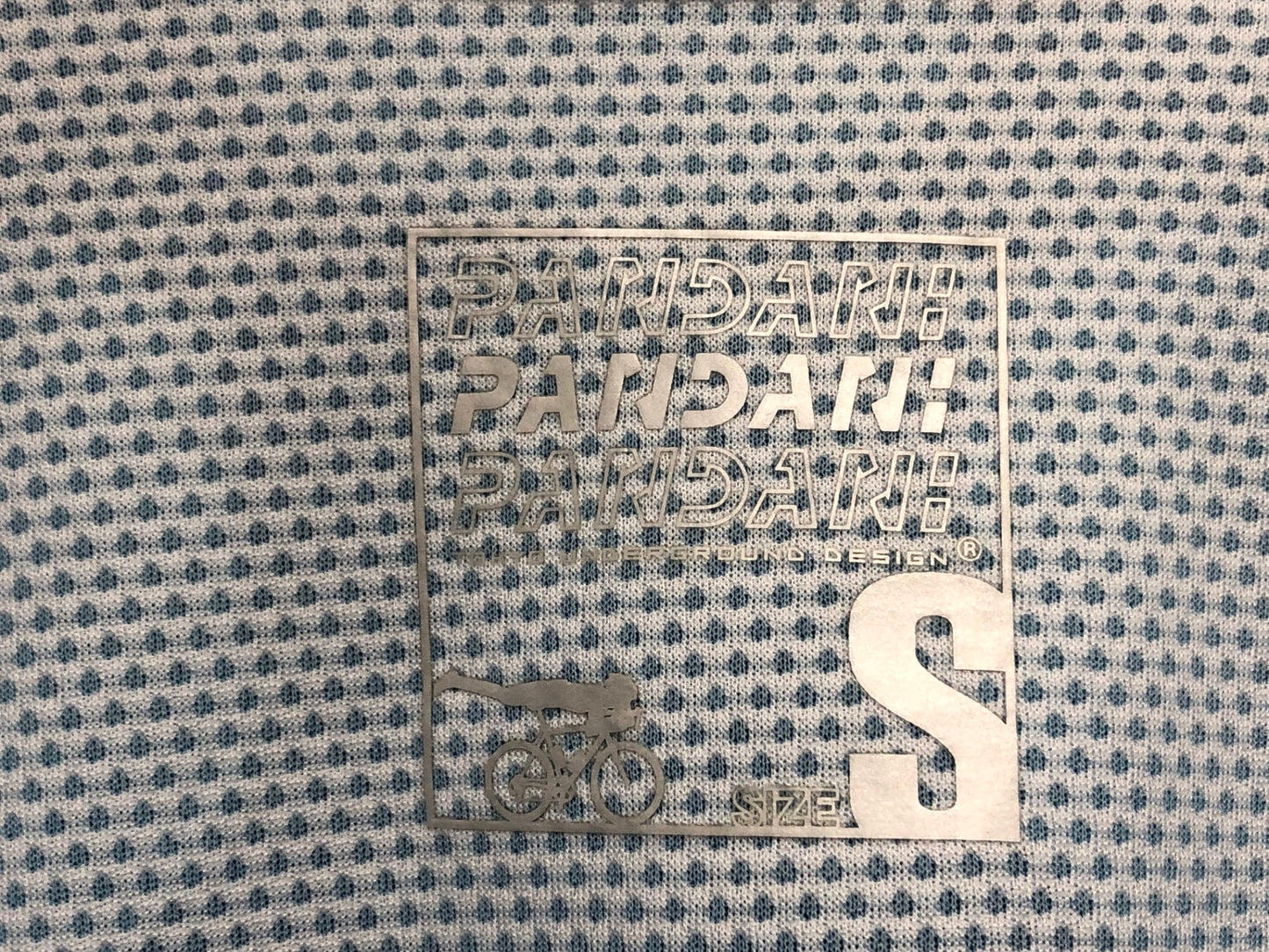 IQ227 パンダーニ PANDANI 半袖 サイクルジャージ 水 S エアロスリーブ