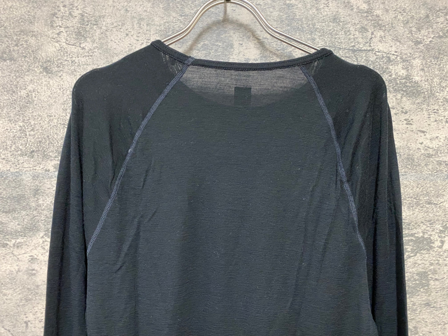 JB056 ラファ Rapha MERINO BASE LAYER - LONG SLEEVE 長袖 ベースレイヤー 黒 L