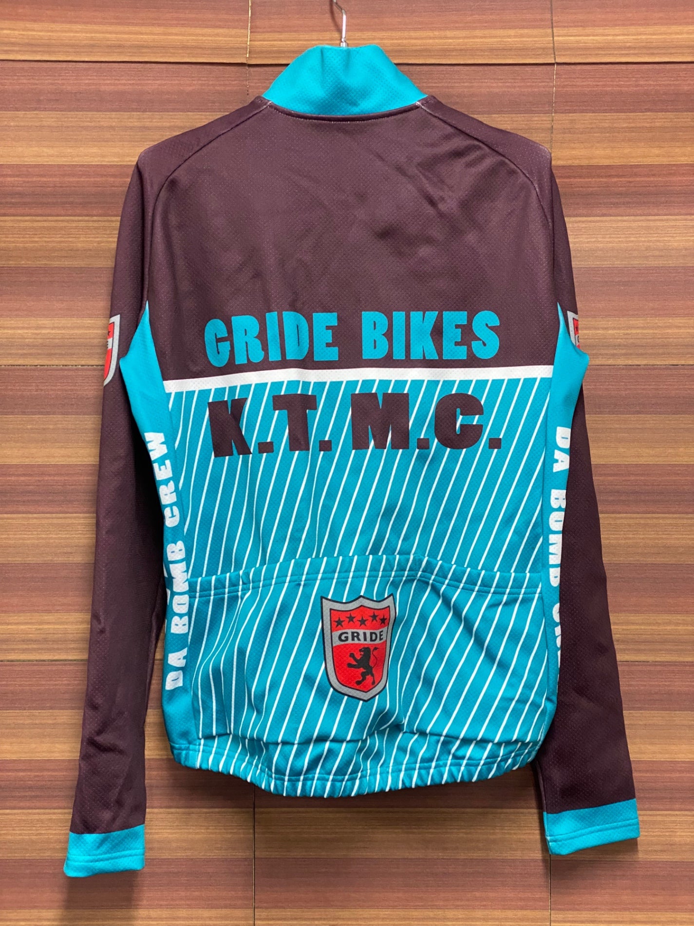 IS416 グライド GRIDE 長袖 サイクルジャケット 黒 M 裏起毛