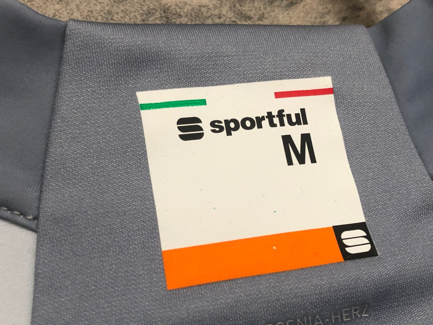IW164 スポーツフル sportful 半袖 サイクルジャージ グレー M