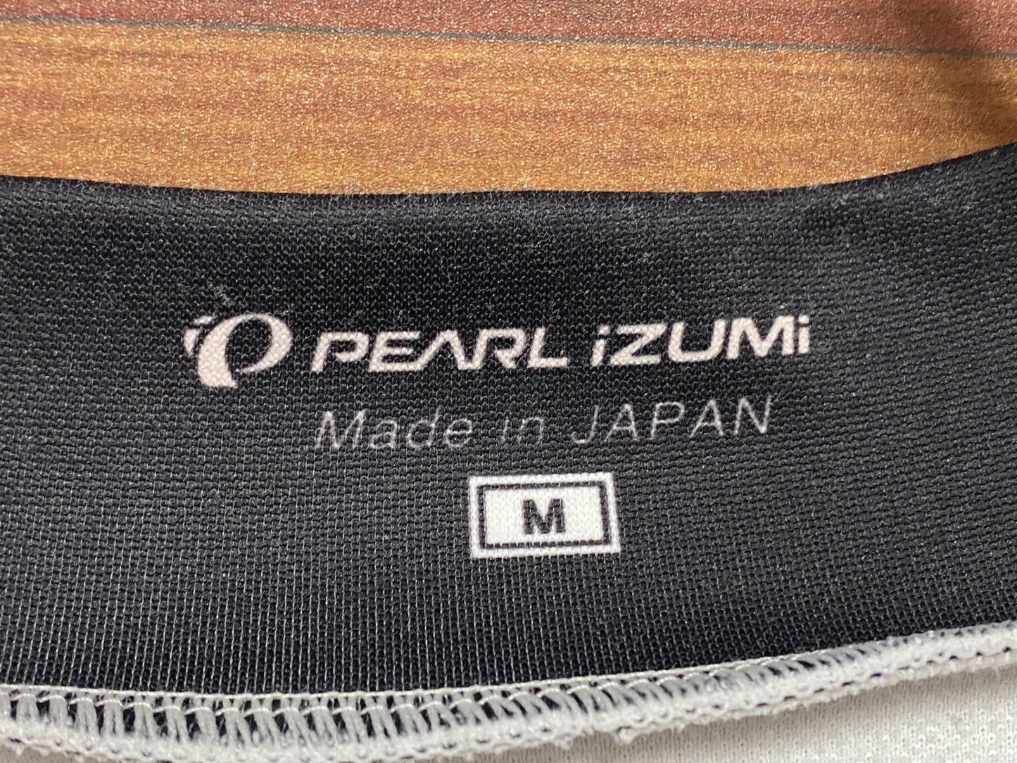 IN184 パールイズミ PEARL iZUMi 長袖 サイクルジャージ 白 黒 M 裏起毛