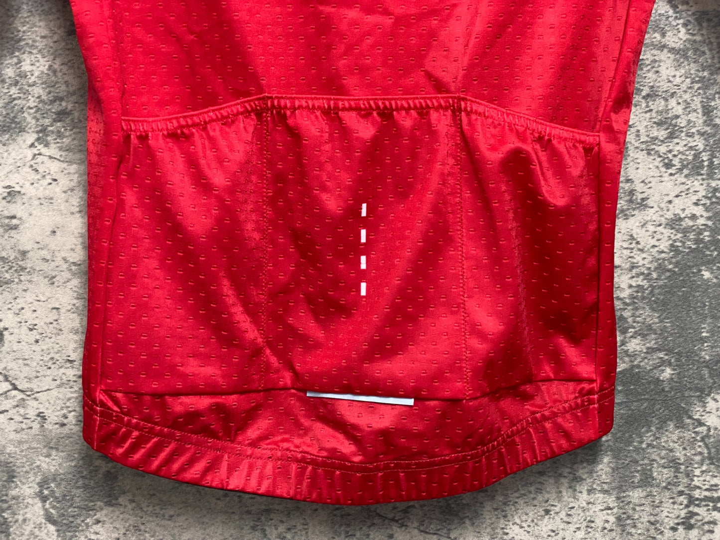 JB577 ラパッション la PASSIONE 半袖 サイクルジャージ 赤 XS