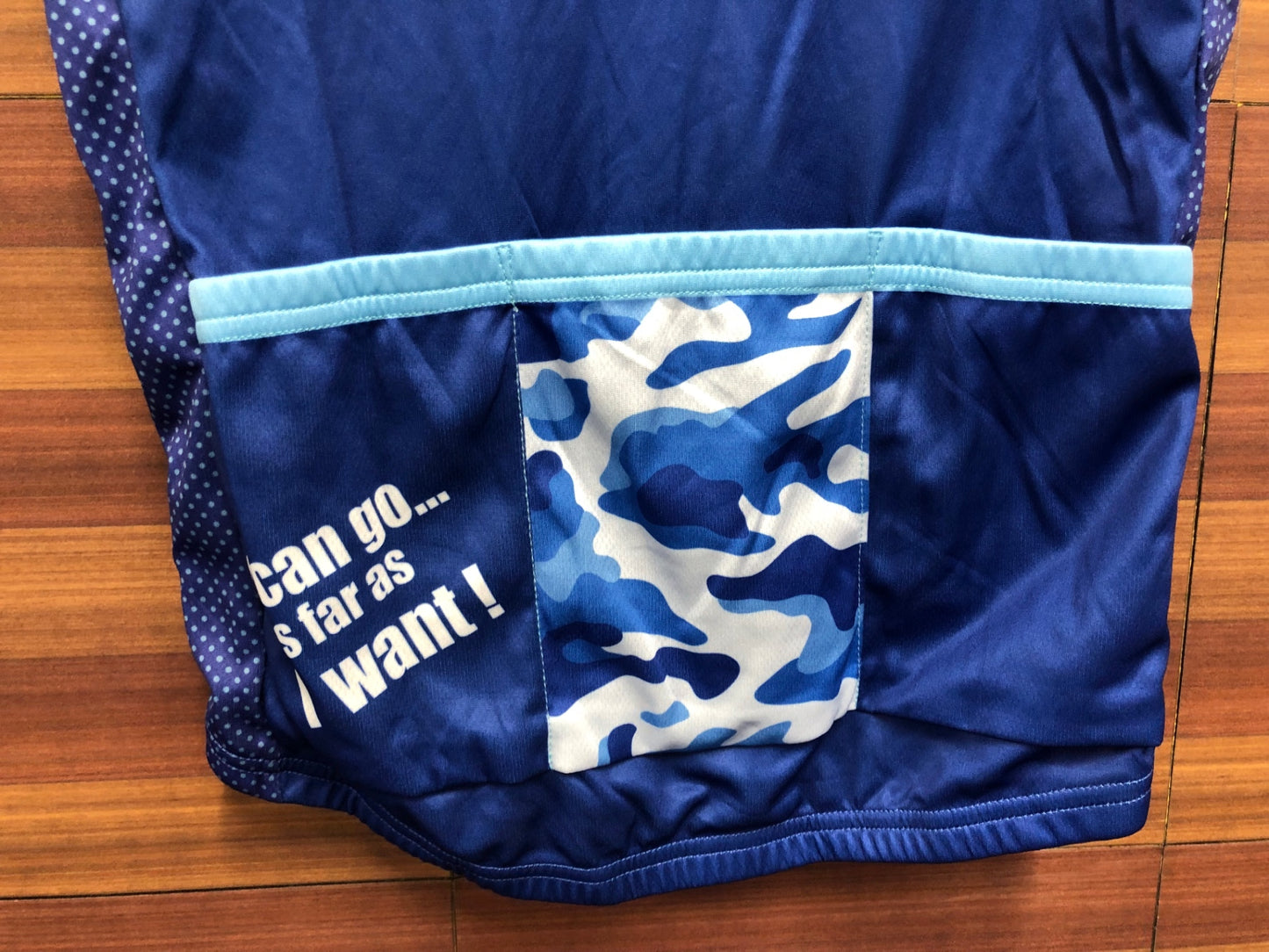 IS975 サンボルト SUNVOLT 半袖 サイクルジャージ 青 水色 L