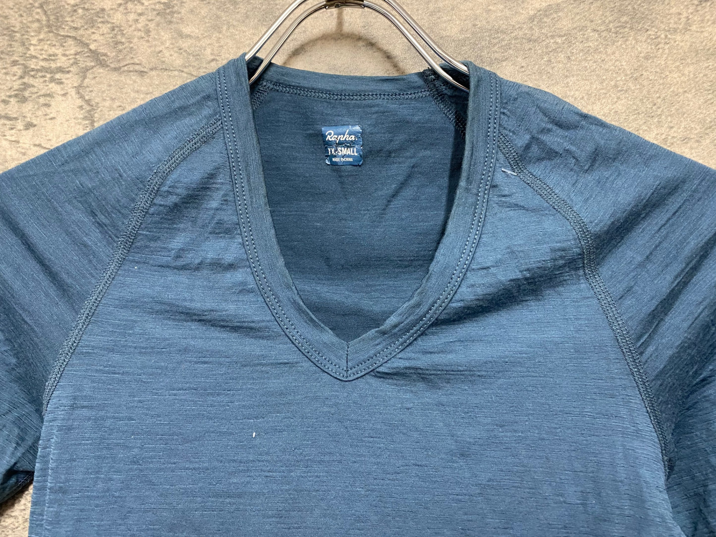 IS760 ラファ Rapha MERINO BASE LAYER 半袖 ベースレイヤー グレー XS