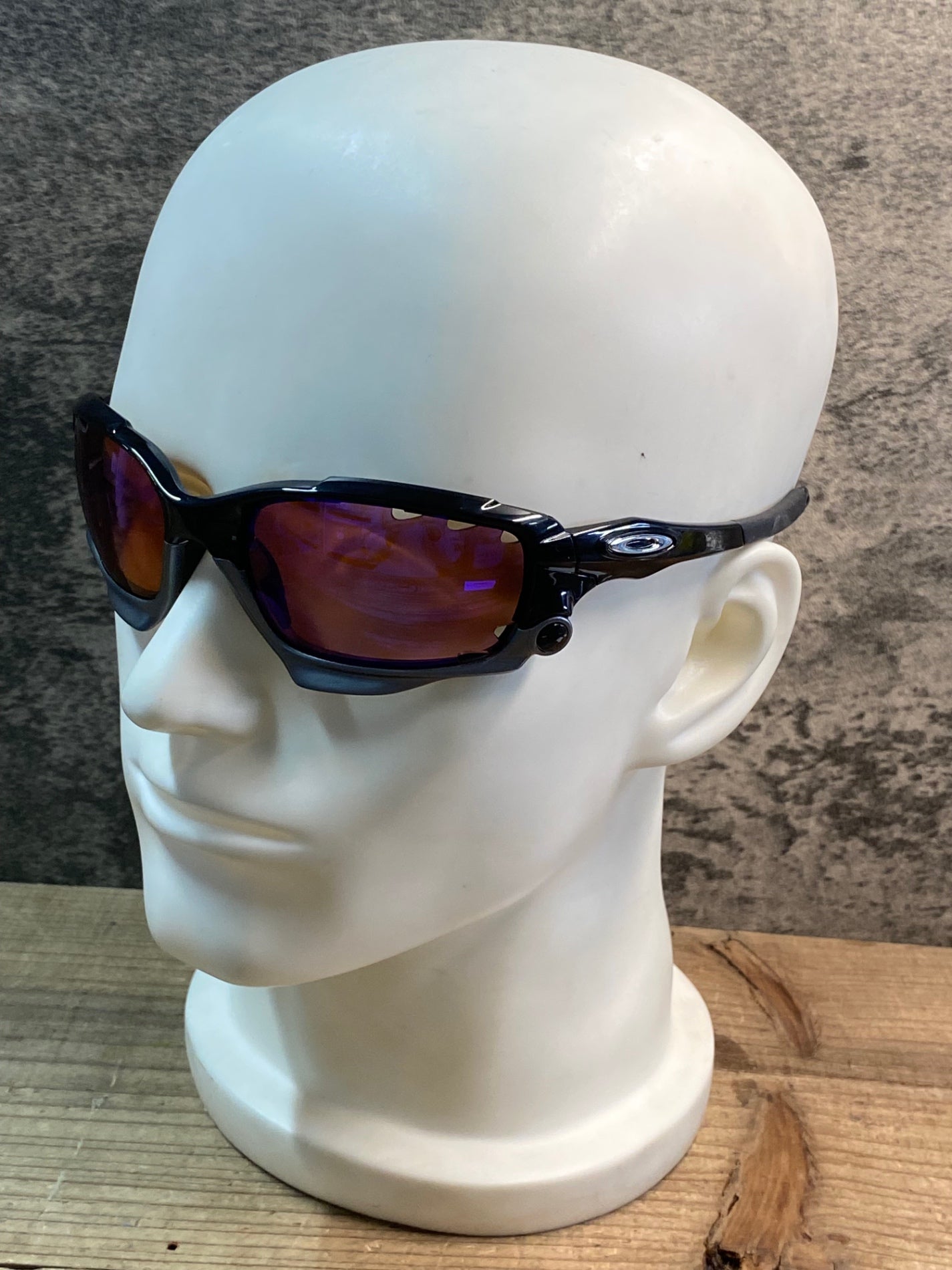 IY777 オークリー OAKLEY Racing Jacket サングラス アイウェア 黒 PRIZM レンズ