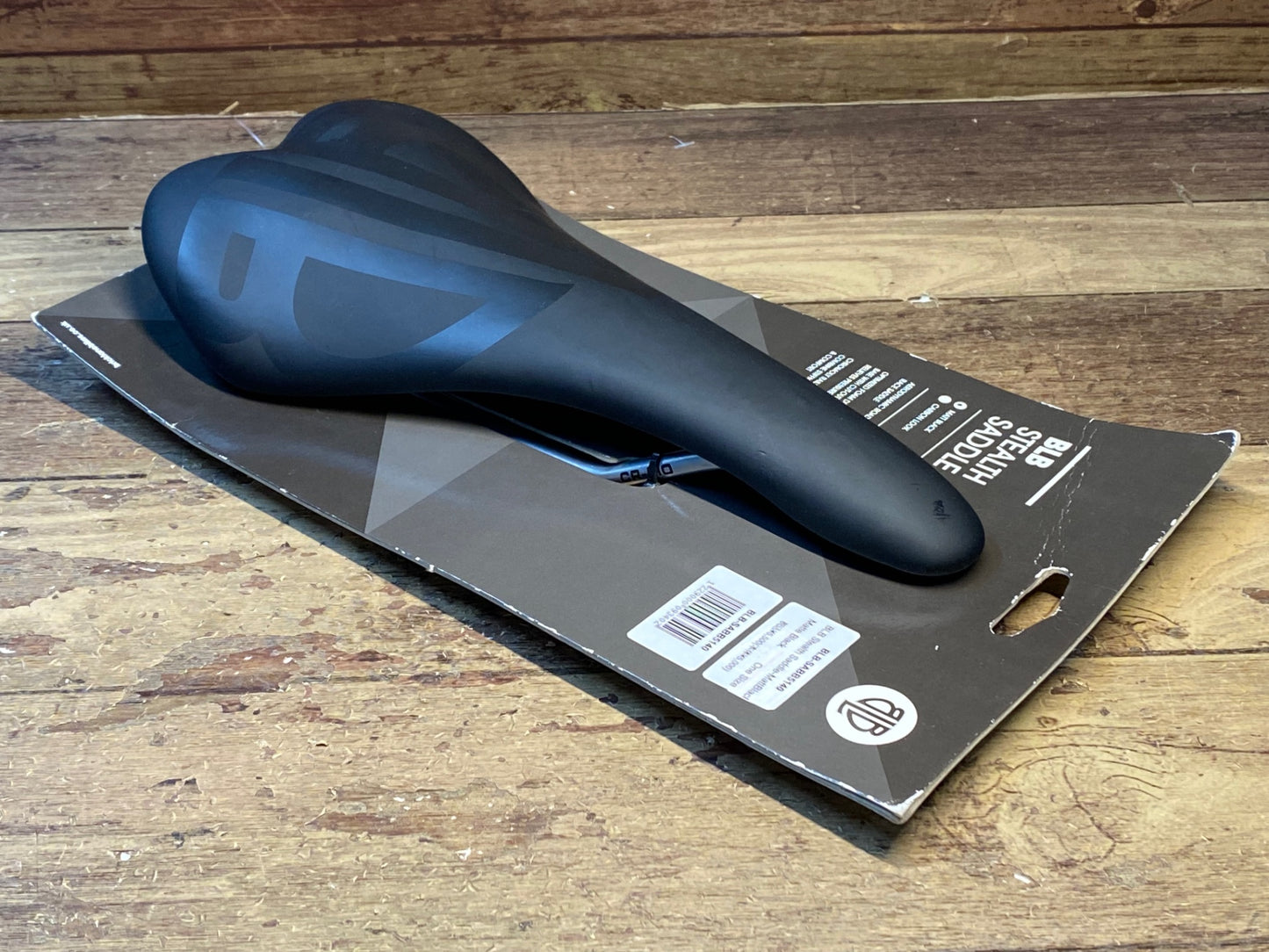 HZ629 BLB STEALTH SADDLE サドル 黒 クロモリレール 132mm