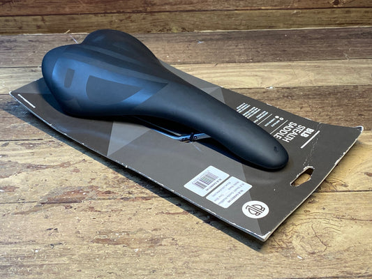 HZ629 BLB STEALTH SADDLE サドル 黒 クロモリレール 132mm