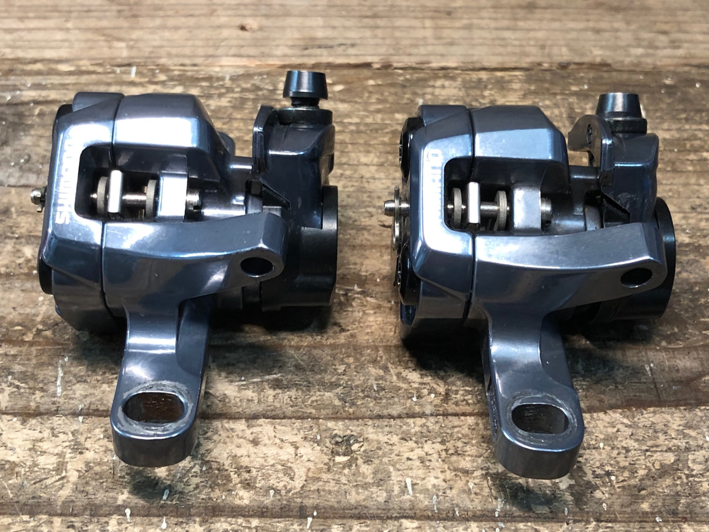 IU844 シマノ SHIMANO BR-CX77 ディスクブレーキ キャリパー 前後セット