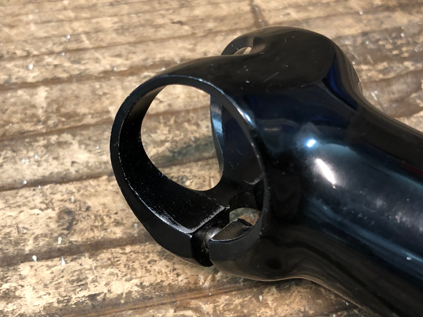 IS385 ディズナ DIXNA フォークステム アルミステム 黒 80mm Φ31.8 OS