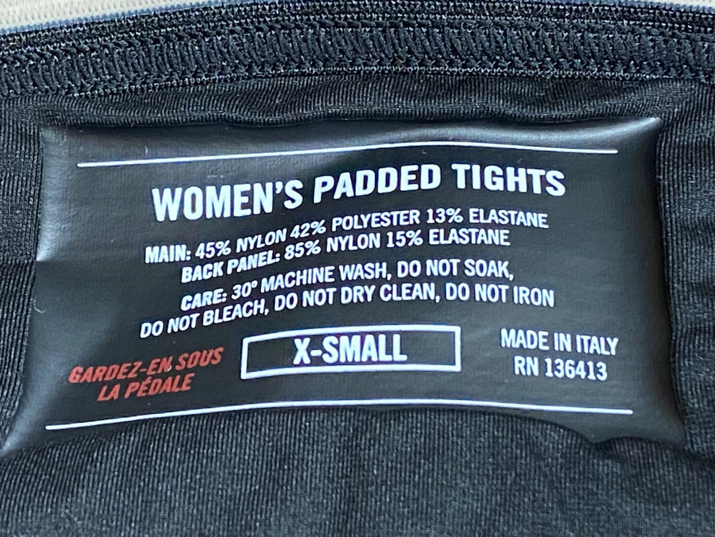 IR470 ラファ Rapha WOMEN'S PADDED TIGHTS レーサータイツ 黒 XS 裏起毛