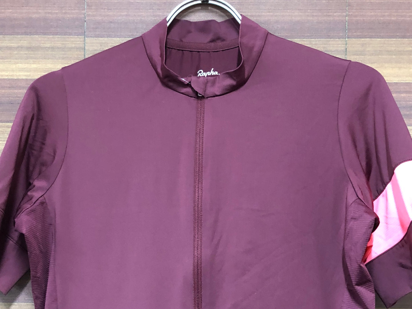 IO160 ラファ Rapha PRO TEAM TRAINING JERSEY Ⅱ 半袖 サイクルジャージ バーガンディ S