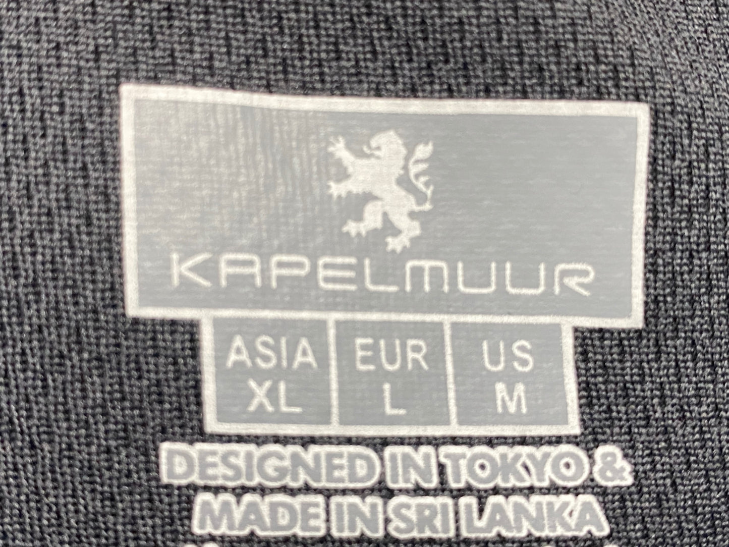 IU636 カペルミュール Kapelmuur サイクルTシャツ M グレー