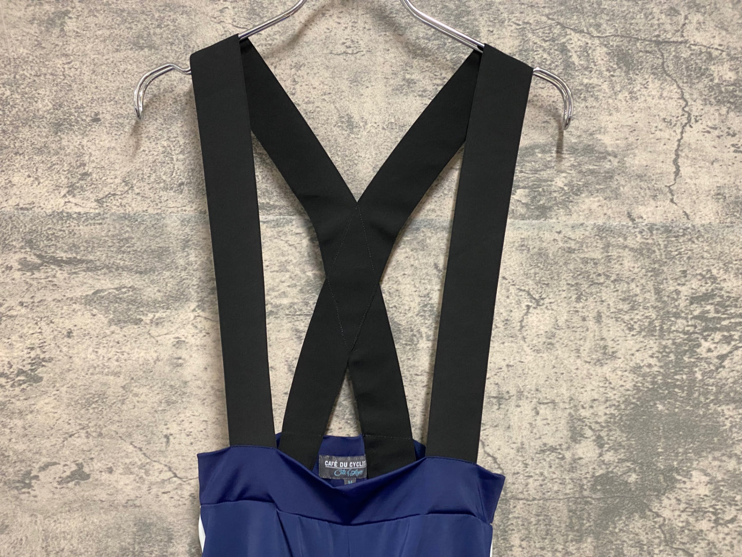 JB473 カフェドシクリステ Cafe du Cycliste AGATHE MAN ビブショーツ M 紺