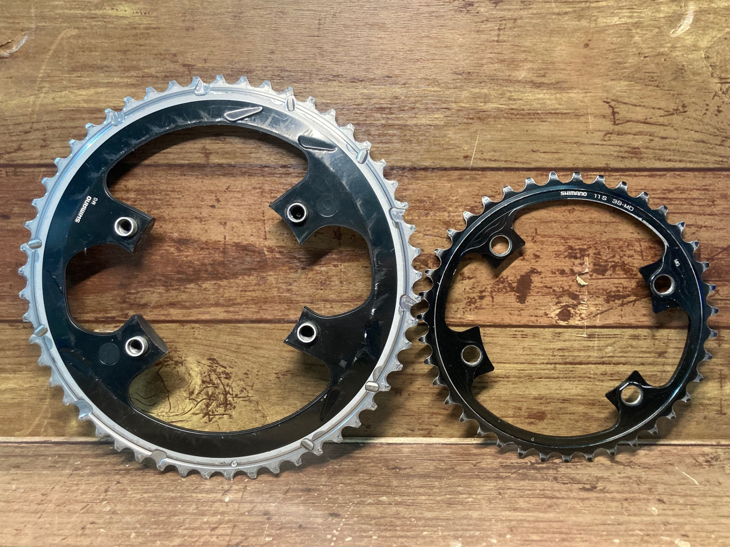 II432 シマノ SHIMANO デュラエース DURA-ACE FC-9000 チェーンリング セット 53/39T