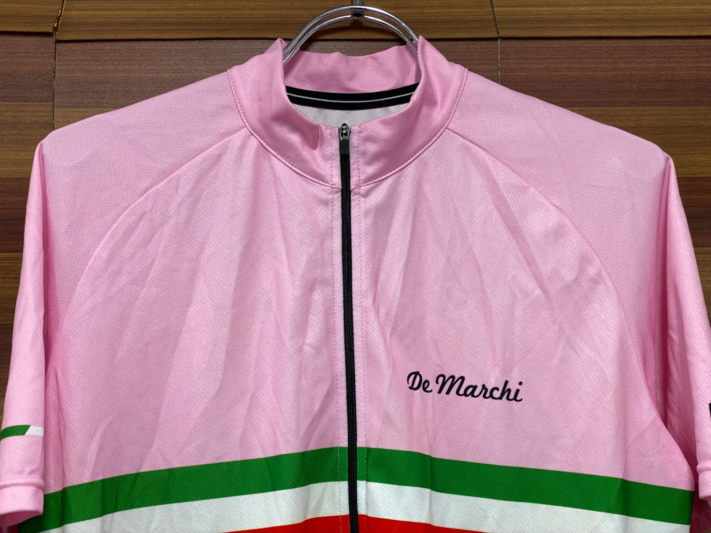 IS415 デマルキ De Marchi 半袖 サイクルジャージ M ピンク