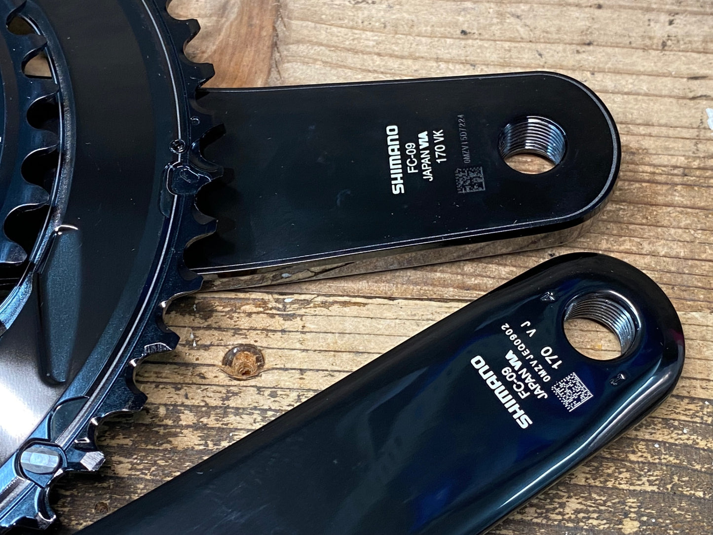 JA493 シマノ SHIMANO デュラエース DURA-ACE FC-09 クランクセット 52/36T 170mm