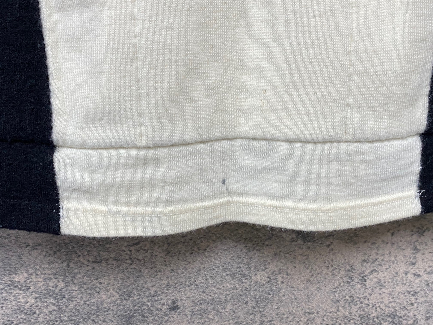 JA365 コルナゴ COLNAGO 長袖サイクルジャージ 2 白黒 毛玉あり ヴィンテージ