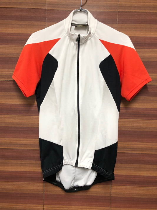 IJ809 カンパニョーロ CAMPAGNOLO 半袖 サイクルジャージ M 白