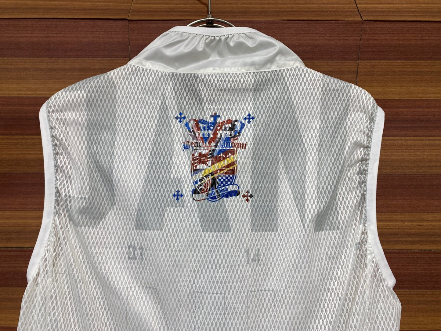 IQ217 パンダーニ PANDANI ジレ サイクルベスト 白 L