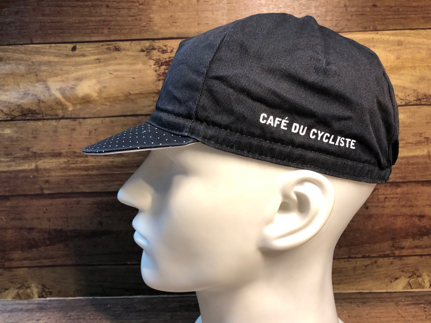 ID479 カフェドシクステ CAFE DU CYCLISTE サイクルキャップ 黒