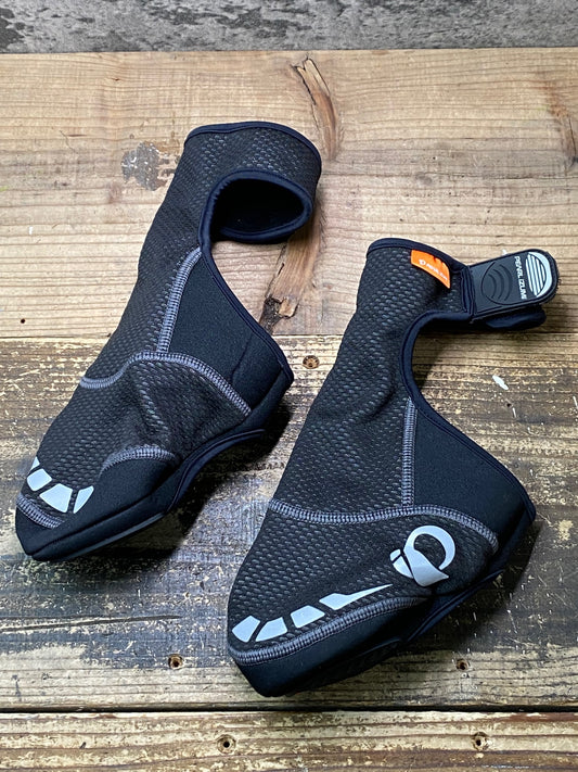 IZ521 パールイズミ PEARL iZUMi トゥカバー シューズカバー 裏起毛 L 黒