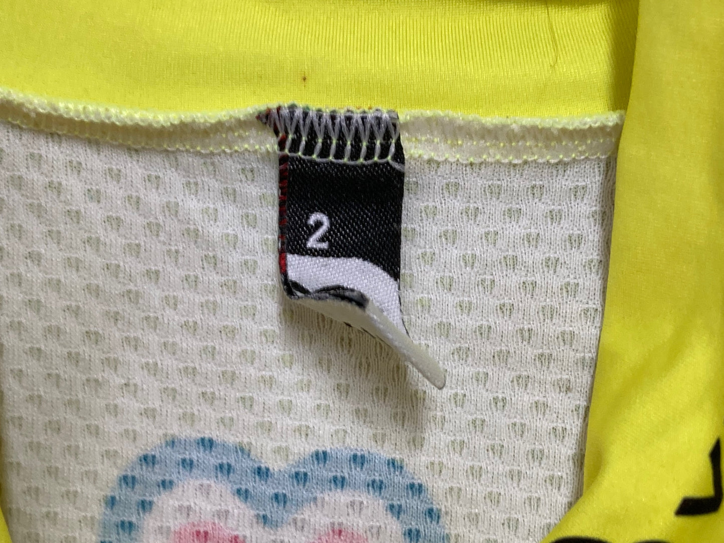 IO745 ピセイ PISSEI 半袖 サイクルジャージ 黄 黒 2