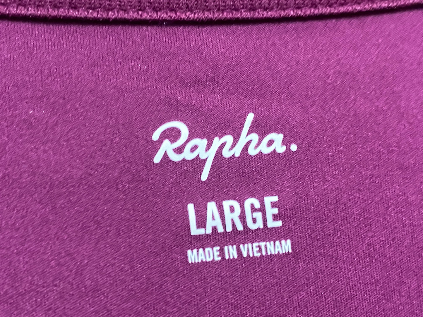 JB048 ラファ Rapha CORE JERSEY 半袖 サイクルジャージ 赤紫 L