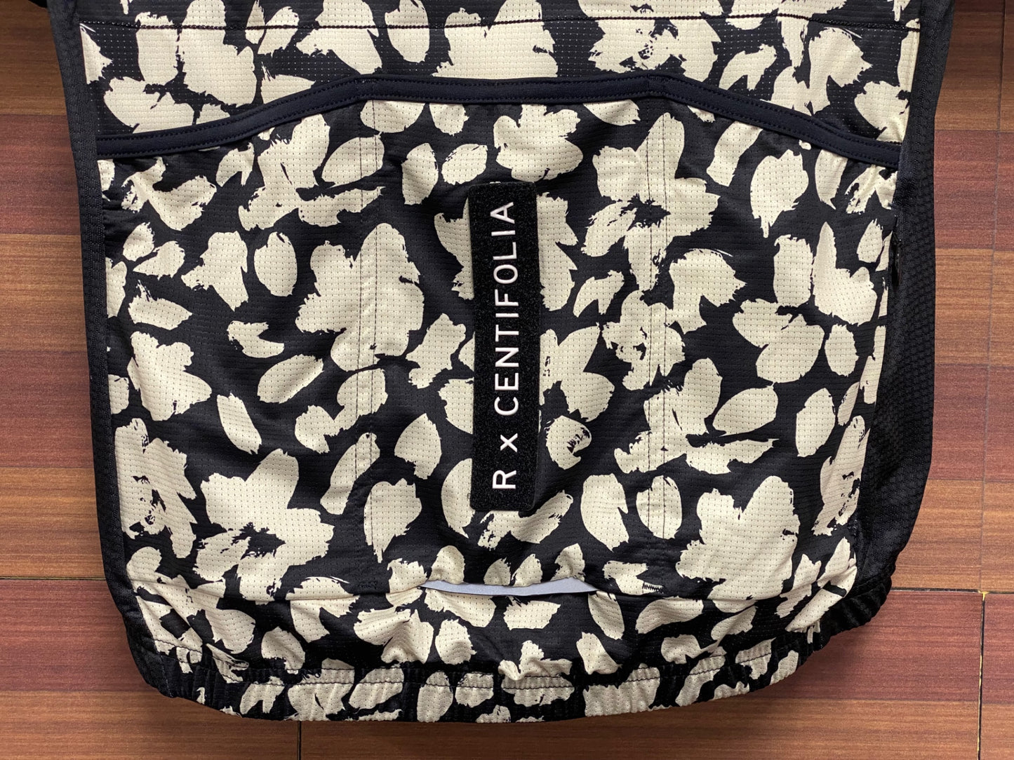 IU267 カフェドシクリステ Cafe du Cycliste FLORIANE Man 半袖 サイクルジャージ 黒 白 XS