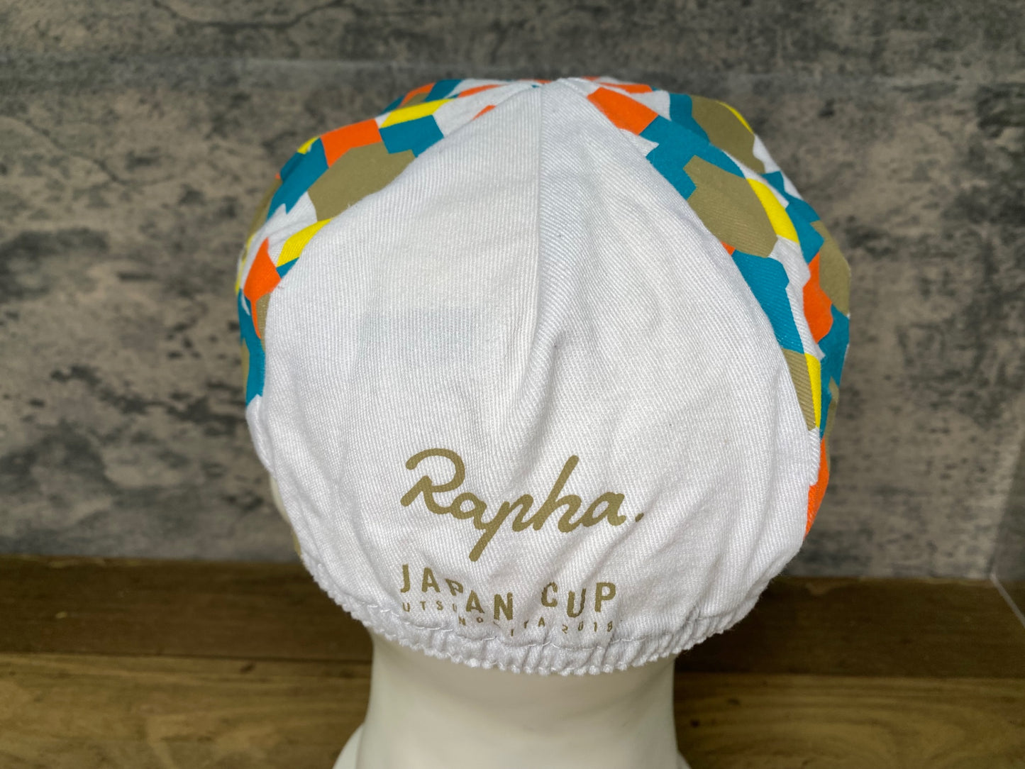JB112 ラファ Rapha COTTON CAP サイクルキャップ 白 緑 オレンジ ONE SIZE JAPAN CUP UTSUNOMIYA 2018