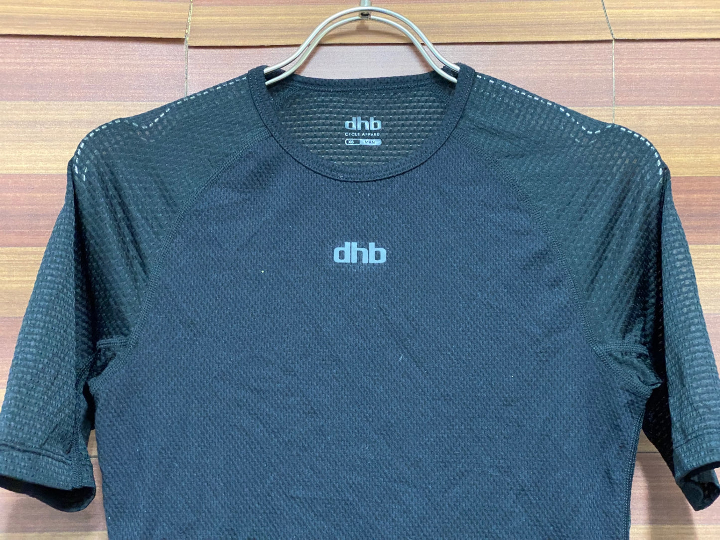 IU248 dhb 半袖 べースレイヤー 黒 XS