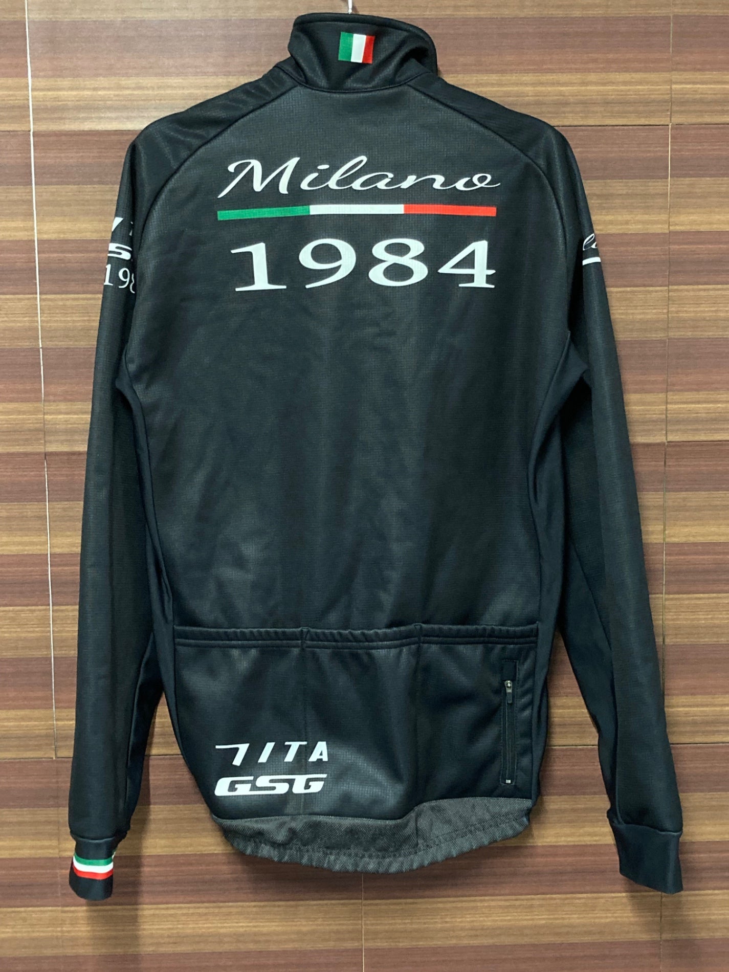 IN990 ジェッセージ GSG 7ITA サイクルジャケット 黒 M 裏起毛