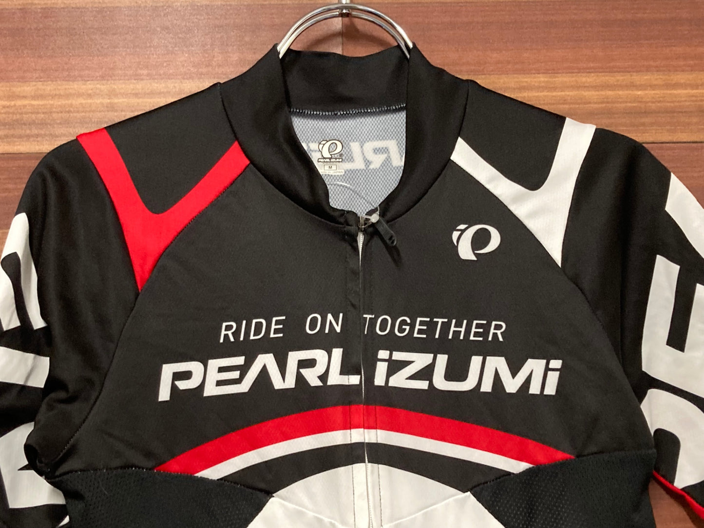 IN180 パールイズミ PEARL iZUMi 半袖 サイクルジャージ 白 黒 M