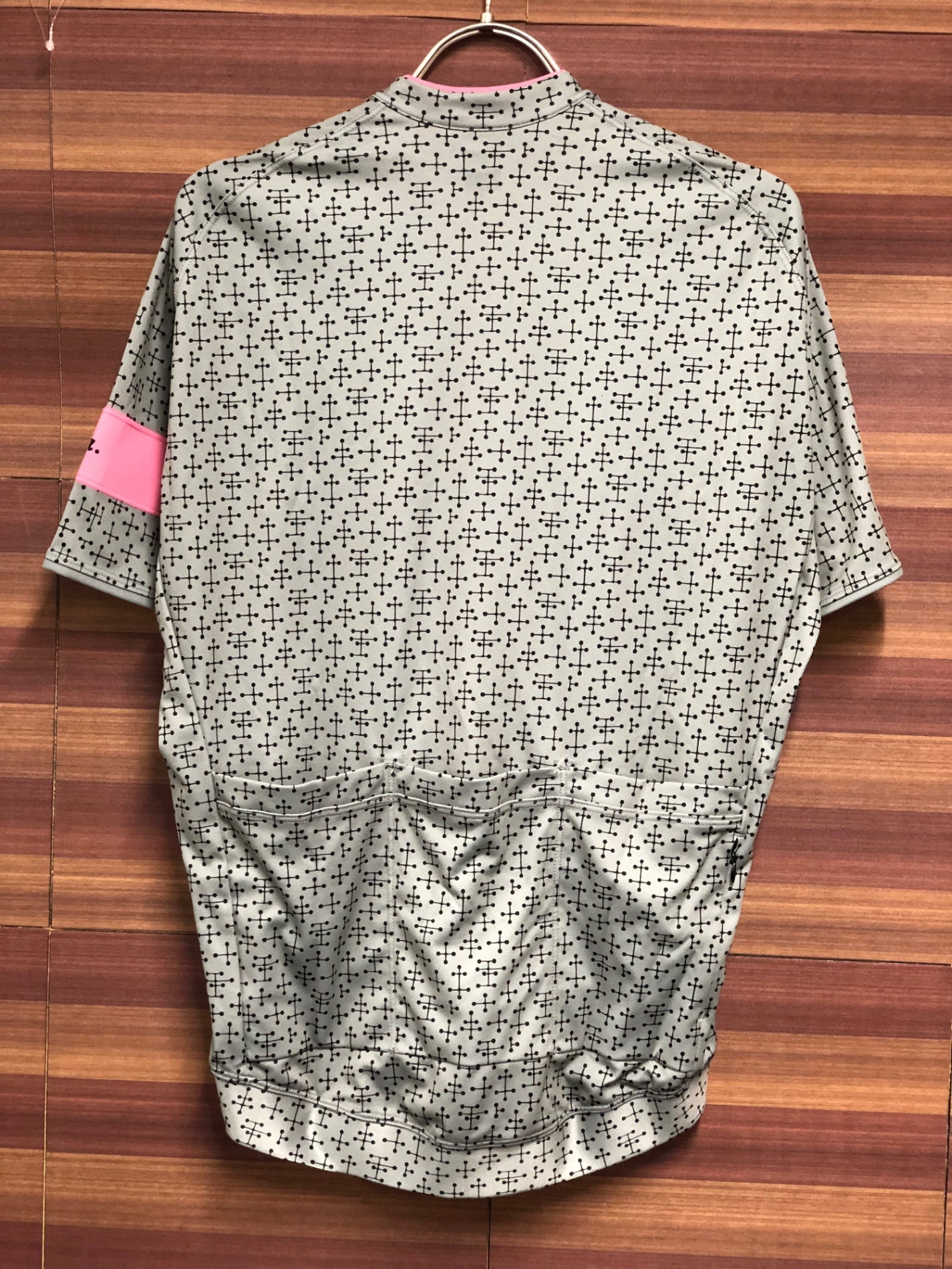 IO655 ラファ Rapha CORE 半袖 サイクルジャージ M グレー 柄