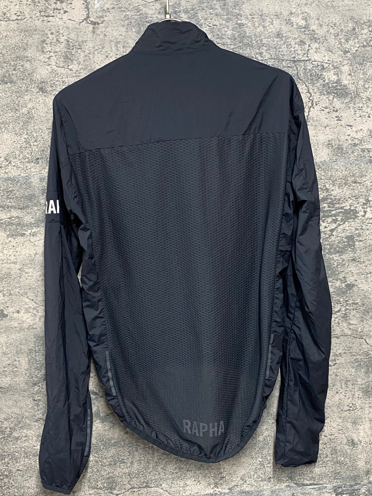 JC585 ラファ Rapha PRO TEAM LIGHTWEIGHT WIND JACKET 長袖 ウィンドブレーカー 紺 S