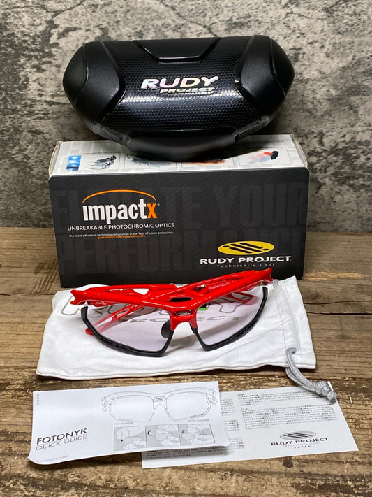 IZ571 ルディプロジェクト RUDY PROJECT FOTONYK アイウェア サングラス 赤黒