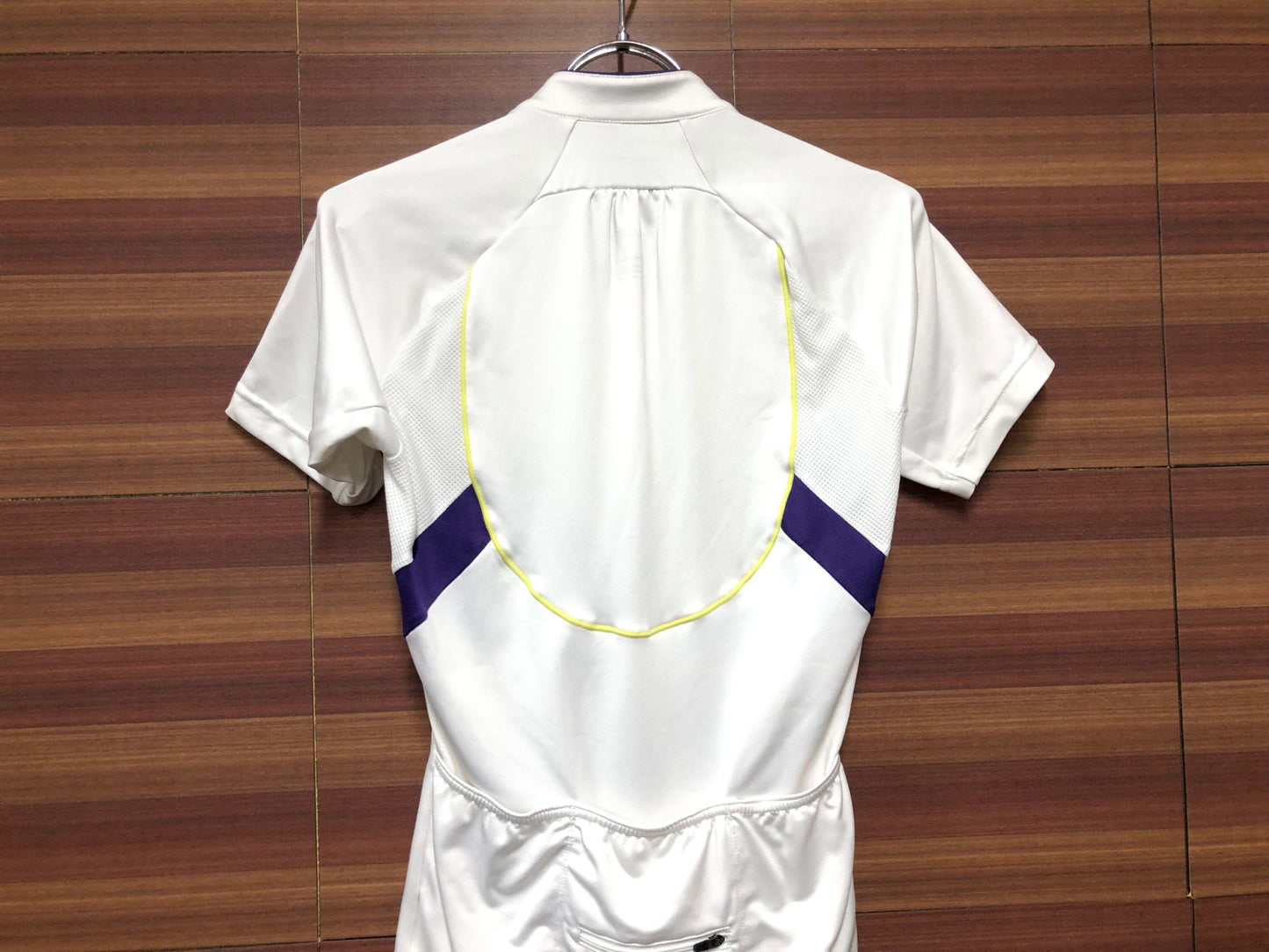 IJ353 クラフト CRAFT 半袖 サイクルジャージ 白 S ハーフジップ