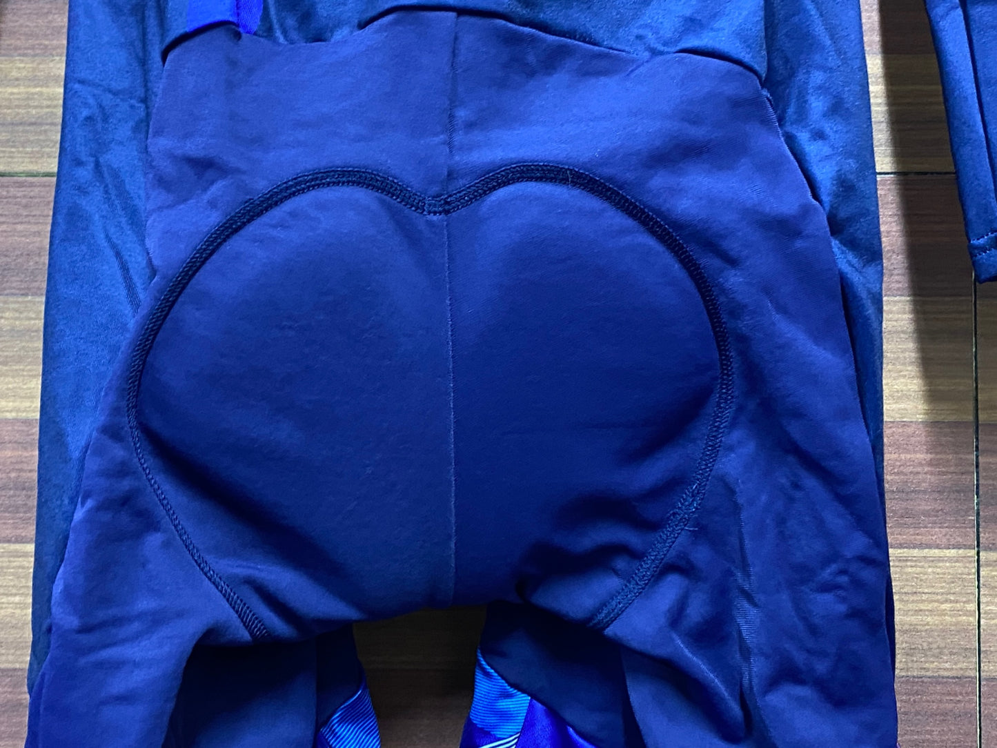 IV085 チャンピオンシステム championsystem 長袖 ワンピース エアロジャージ 青 S 裏起毛