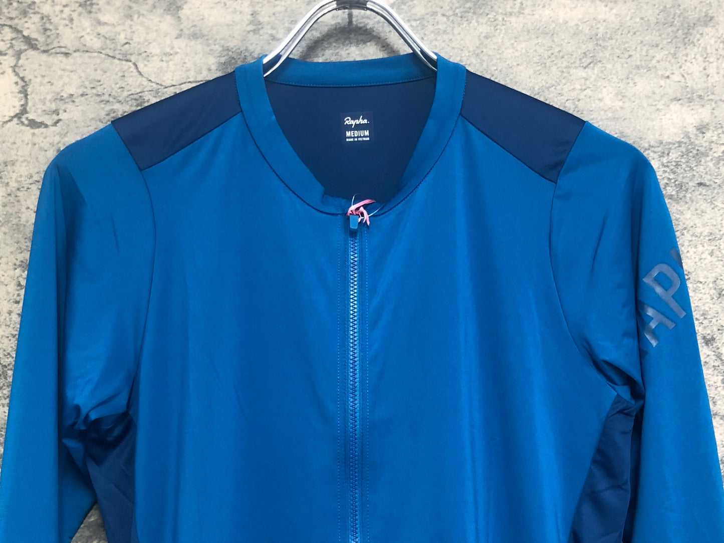 IW585 ラファ Rapha MEN'S PRO TEAM LONG SLEEVE LIGHTWEIGHT JERSEY 長袖 サイクルジャージ 青 M