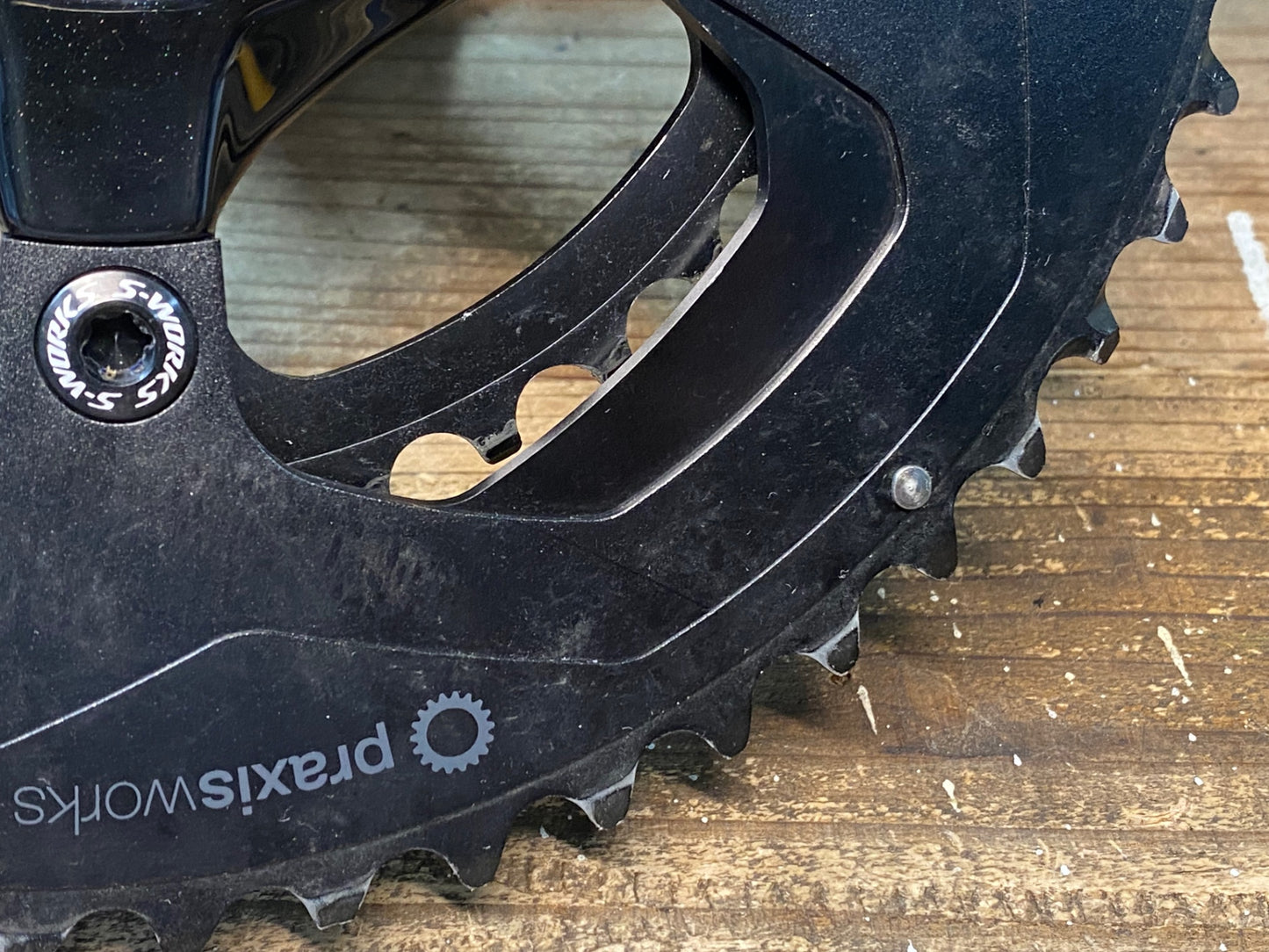 IW411 スペシャライズド SPECIALIZED S-WORKS POWER 両足パワーメーター カーボン クランクセット 170mm 52/36T 接続確認済