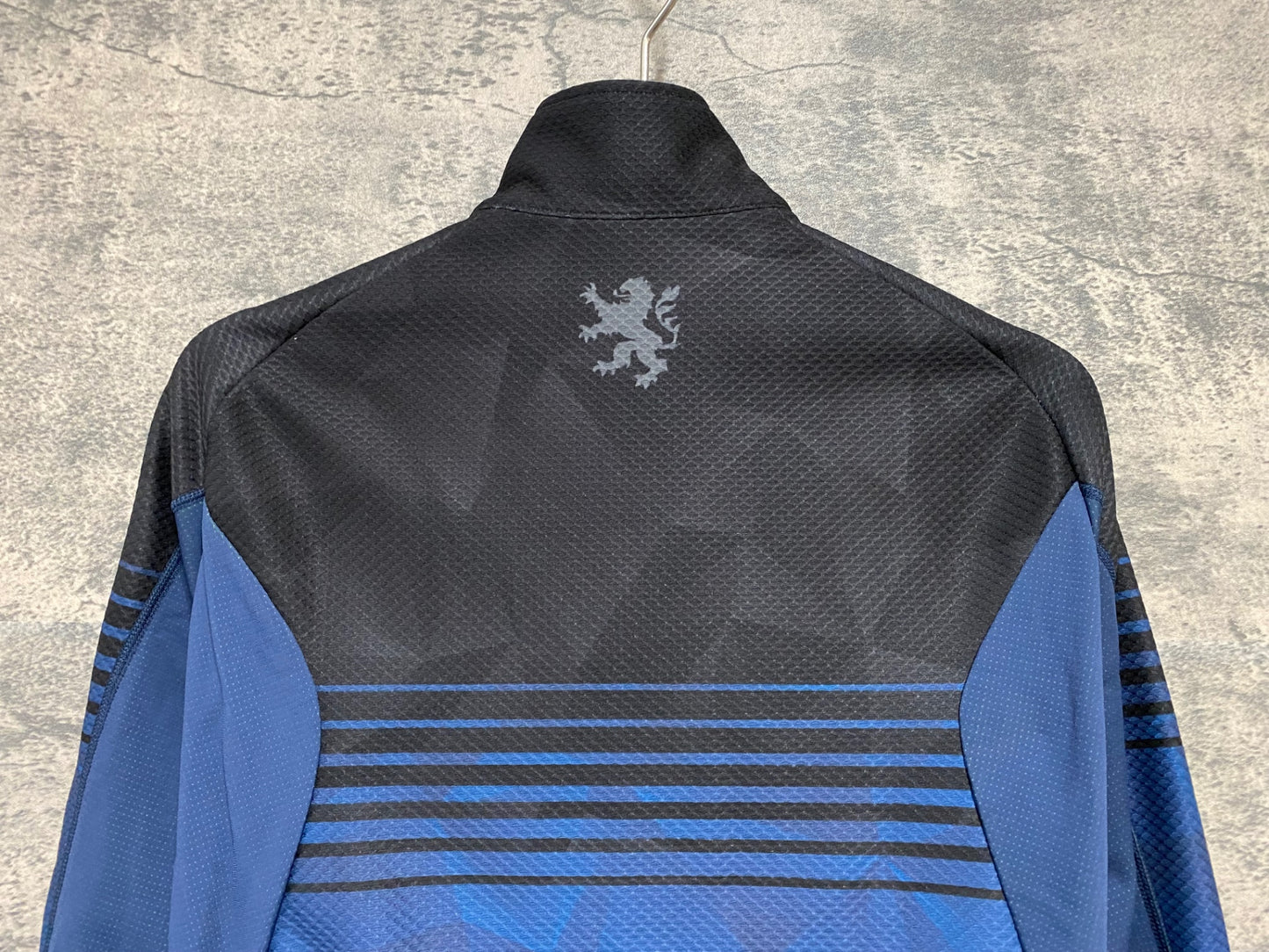 JB068 リオンドカペルミュール Lion de KAPELMUUR 長袖 サイクルジャケット 紺 黒 S 裏起毛