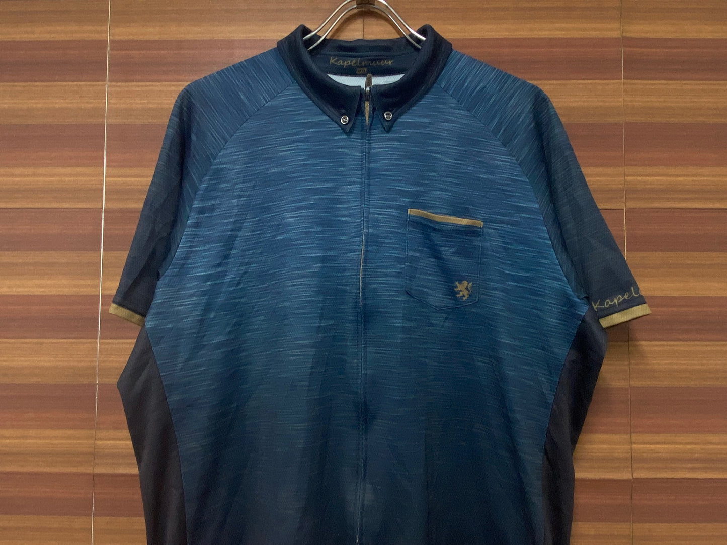 IN614 カペルミュール KAPELMUUR 半袖 サイクルジャージ 紺 WXL