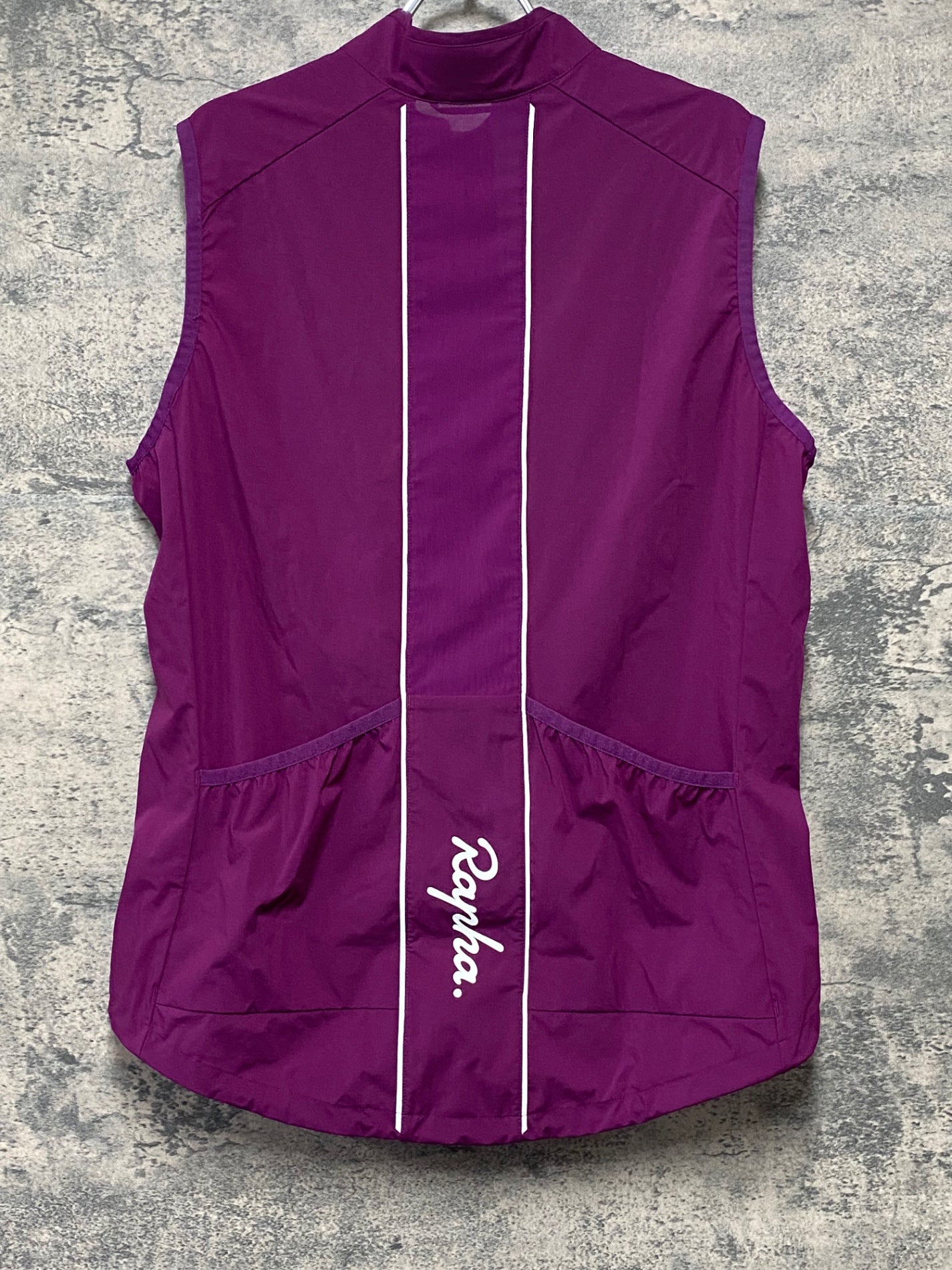 JB010 ラファ Rapha BREVET GILET WITH POCKETS サイクルベスト ジレ 紫 L